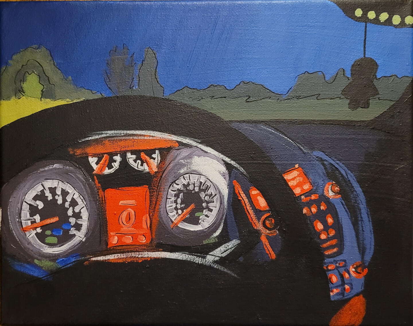 Late Night Drives - 2025 - Acrylic on Canvas