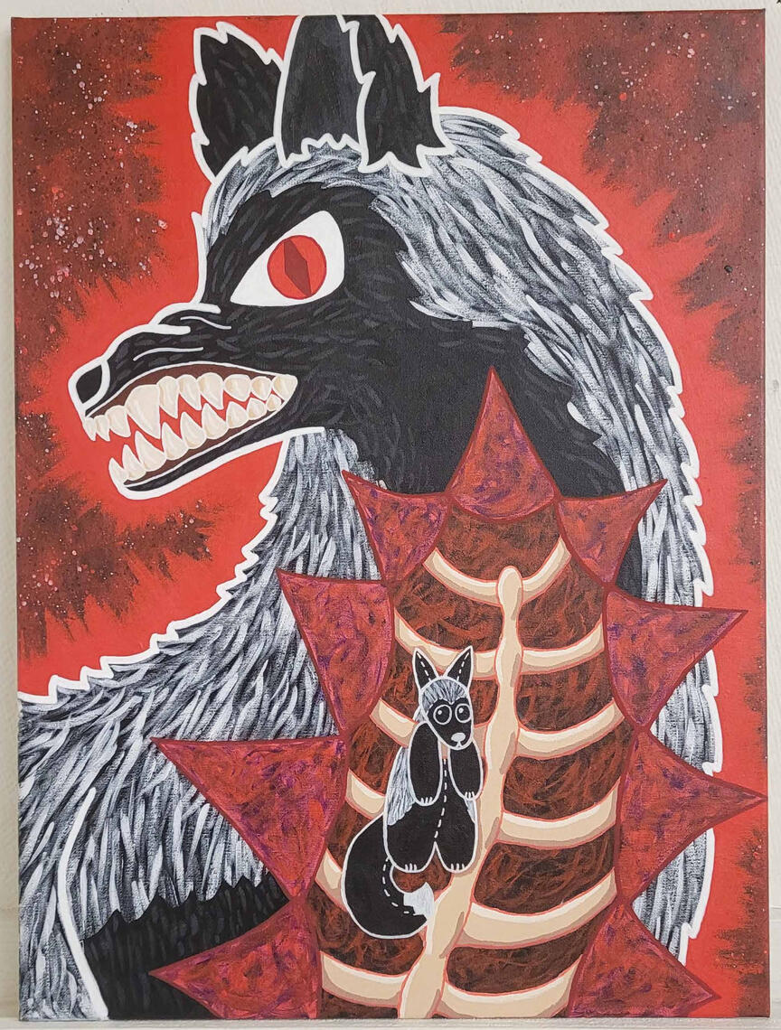 Exposed - 2026 - Acrylic on Canvas