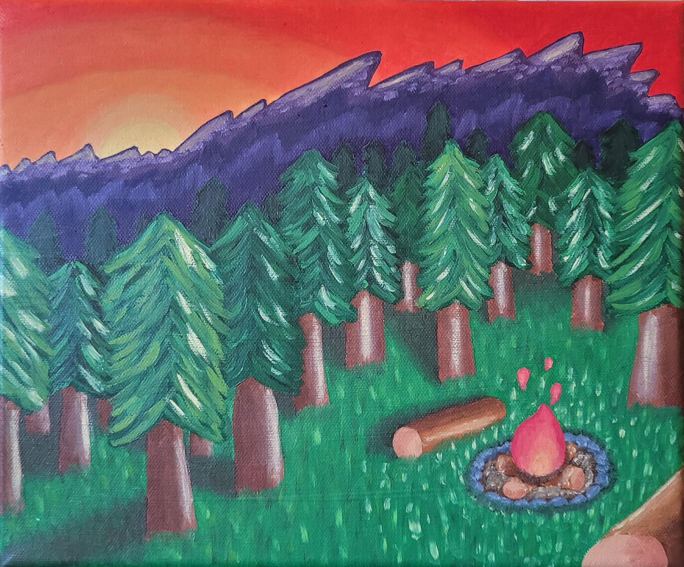 Campfire - 2024 - Oil on Canvas