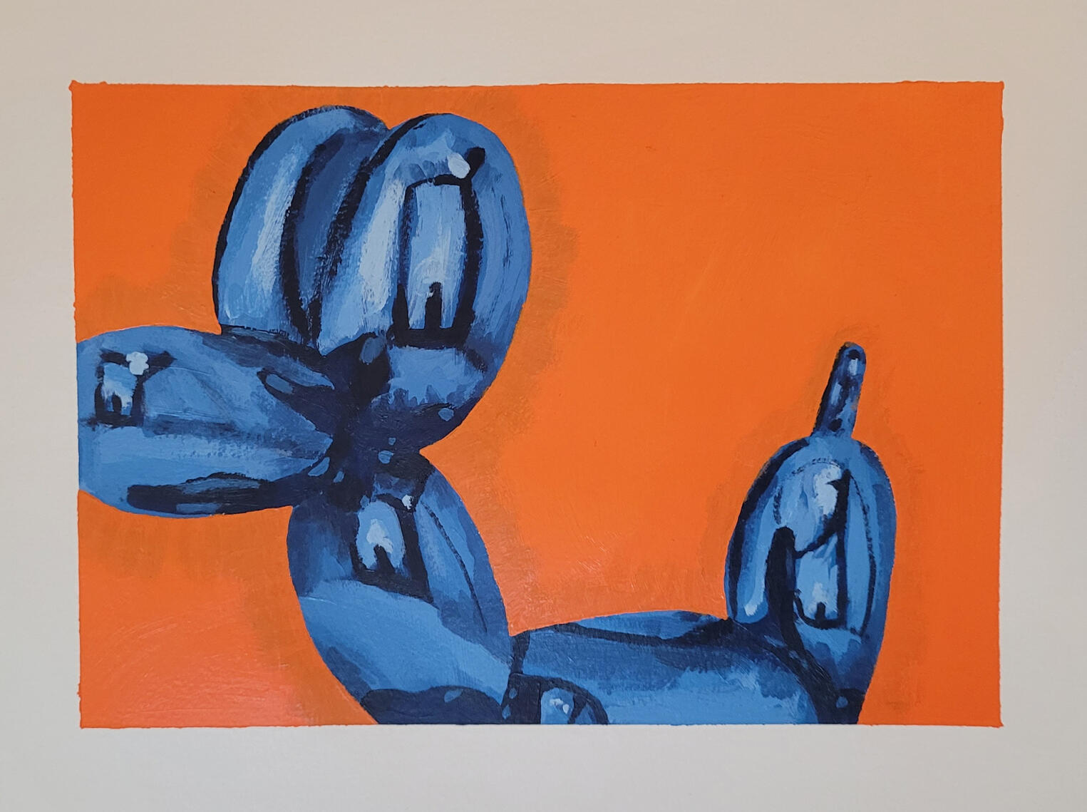 Balloon Dog - 2026 - Acrylic on Paper