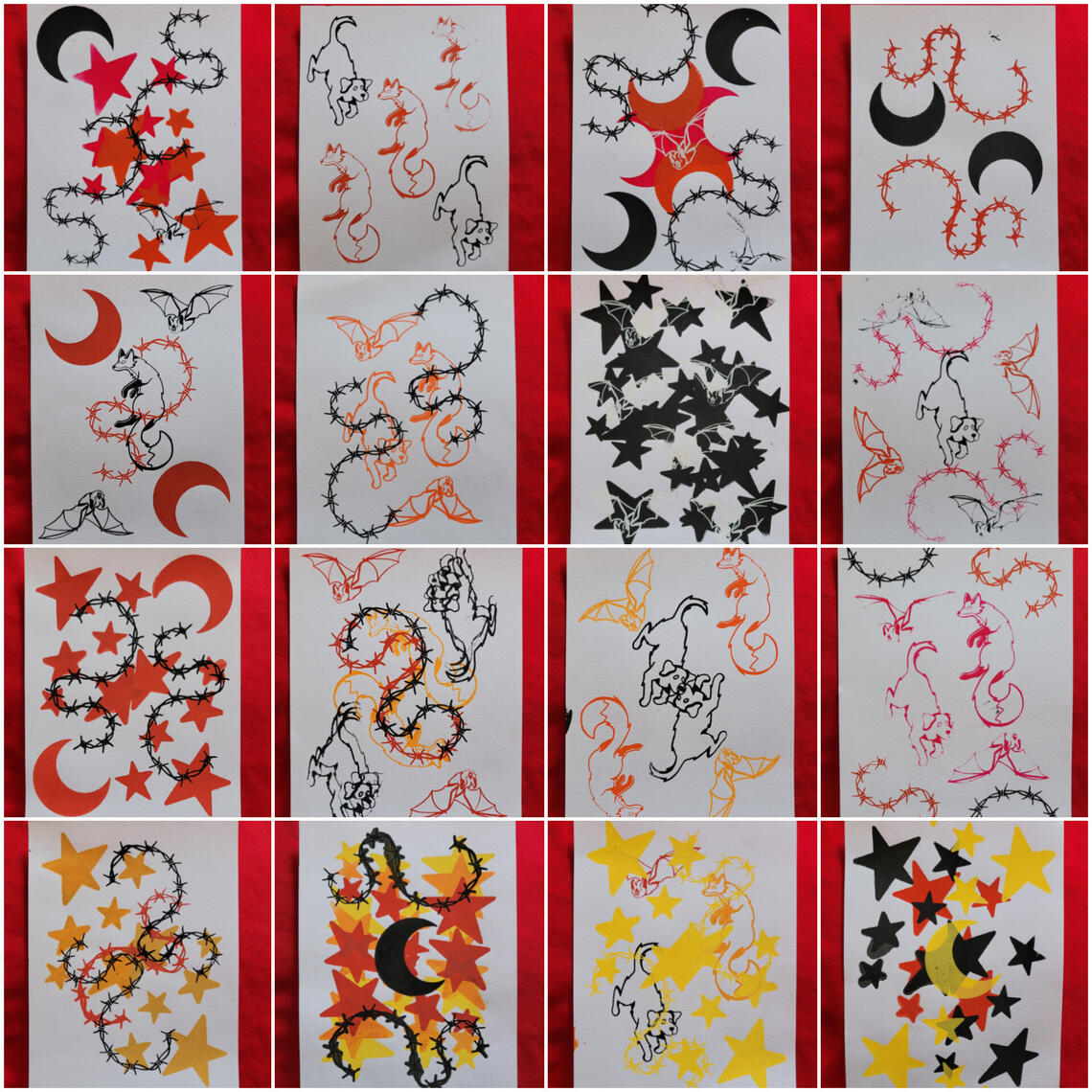 My Animals - 2026 - Screen Printing series on Paper